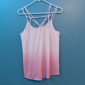 Hollister Pink Gradient Comfy Tank